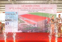 Lễ khởi công xây dựng nhà máy thứ hai Công ty TNHH Zioncom (Vietnam)