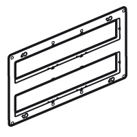 BATIBOX SUPPORT 2X10 MODULES