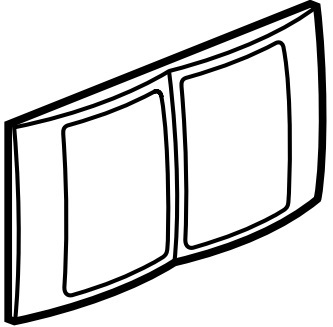CHAMPAGNE PLATE 2X1 GANG