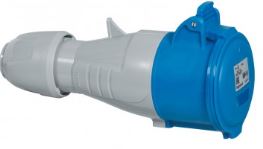 MOB SOCKET 16A 2P+E 230V IP44
