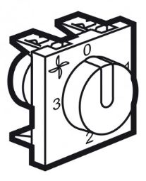 AC SPEED CONTROL 4POSIT SQ WH