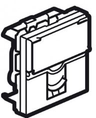 RJ12 6 CONTACTS SHUT+LABEL  WH
