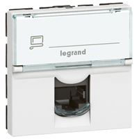 RJ45 CAT6 UTP 2M. LCS SQ WH