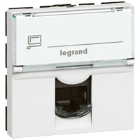 ADAPTOR KEYSTONE - 1CON  SQ WH