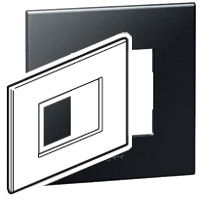 PLATE 3M F/B SQ DARK          