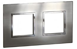 PLATE 2X2M F/B SCH SQ STEEL   