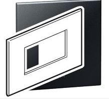 PLATE 4M SQ GRAPHITE SCH AR