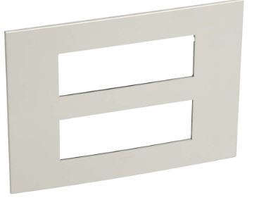 PLATE 2X6M SQ PEARL ALU SCH AR
