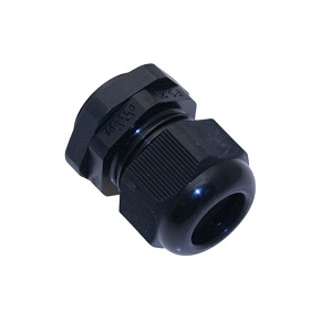 Ốc xiết cáp PVC đen - M12