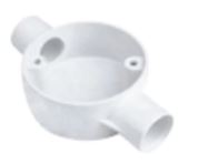 Hộp nối 2 ngã thẳng 16mm