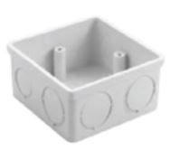 Đế âm vuông PVC size 78x78x38mm